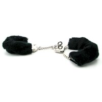 S&M Furry Handcuffs - Black