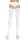 Opaque Thigh Highs Weiss