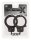 BONDX METAL CUFFS - BLACK