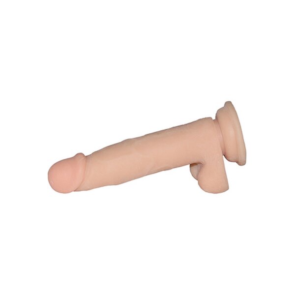 Vibrator realistisch - 20 cm mit Hoden