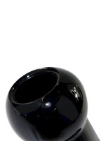 Hohler Buttplug 42 mm in Schwarz