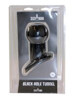 Hohler Buttplug 42 mm in Schwarz