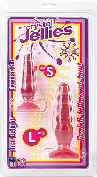 Crystal Jellies Anal Trainer Kit Pink