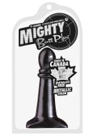 Mighty Butt Plug Metallic Color ca.15.0cm black