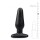 Platinum The Tru Silicone Plug Taper Black ca. 11.5 cm