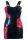 schwarz/rotes Wetlook Chemise SB/1006 Sexy Base Kollektion by Andalea