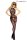 schwarzes Bodystocking ouvert PR4670 von Provocative