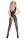 schwarzes Bodystocking ouvert PR4692 von Provocative