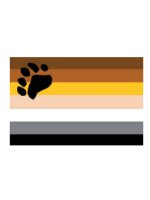 Bear Flag Aufkleber / Sticker 5.0 x 7,6 cm (12er Pack)