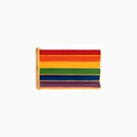 Pin Regenbogen Rechteck/ Rainbow Rectangle (6er Pack)