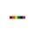 Pin Regenbogenbalken/ Rainbow Bar (6er Pack)