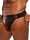 Colt Leather Zip Jock - Red