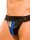 Colt Leather Zip Jock - Blue