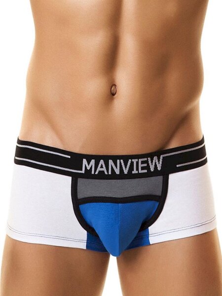 ManView Campus Class Boxer Underwear Blue/White