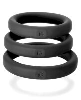 Xact-Fit 3-Ring-Kit S-M (Includes #14, #15, #16) - Black