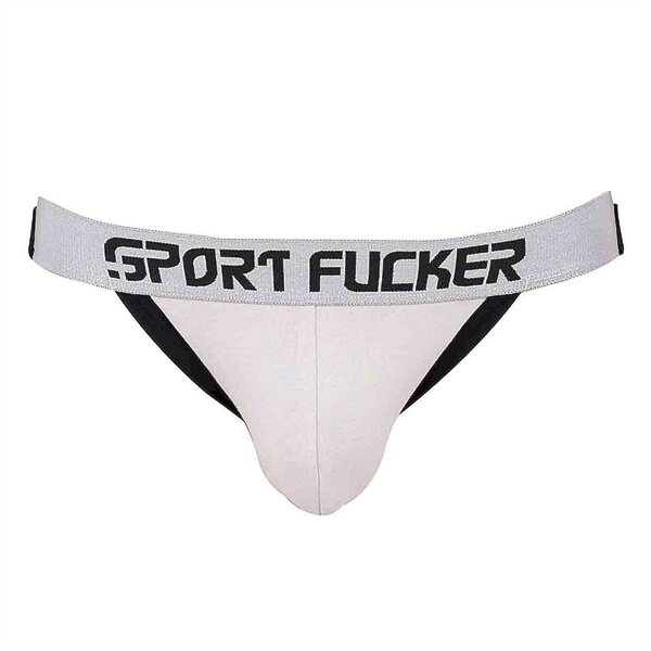 Sport Fucker Bullpen Jockstrap - Schwarz / Grau - XL