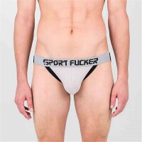 Sport Fucker Bullpen Jockstrap - Schwarz / Grau - XL