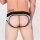 Sport Fucker Hooker Open Brief - Grau / Schwarz - L