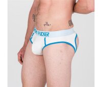 Sport Fucker Hooker Open Brief - Weiß / Blau