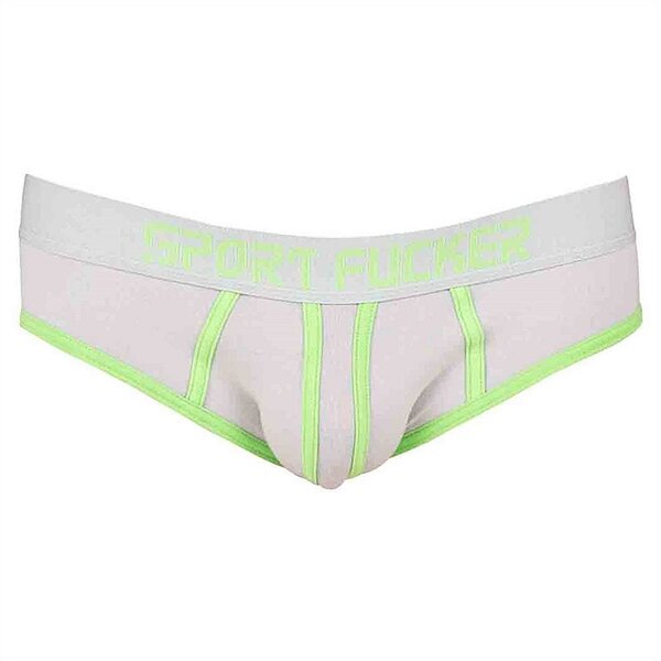 Sport Fucker Slapshot Brief - Green / Grey