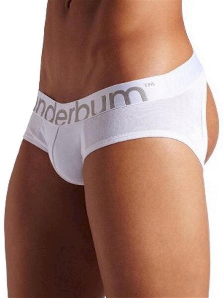 Rounderbum Jock Brief I Underwear White - L