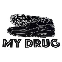 SneaxNSox - T-Shirt "MY DRUG" - weiß XL