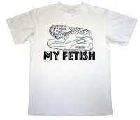 SneaxNSox - T-Shirt "MY FETISH" - weiß