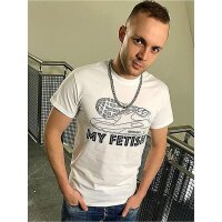 SneaxNSox - T-Shirt "MY FETISH" - weiß