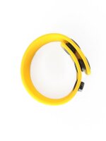 Bone Yard Silicone Cock Strap Yellow Glow