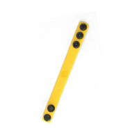 Bone Yard Silicone Cock Strap Yellow Glow