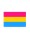 Pansexual Flag Aufkleber / Sticker 5.0 x 7,6 cm / 2 x 3 inch