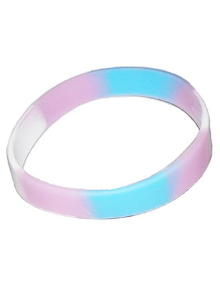 Trans Bracelet Silicone / Armband schmal