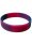 Bisexual Bracelet Silicone / Armband schmal