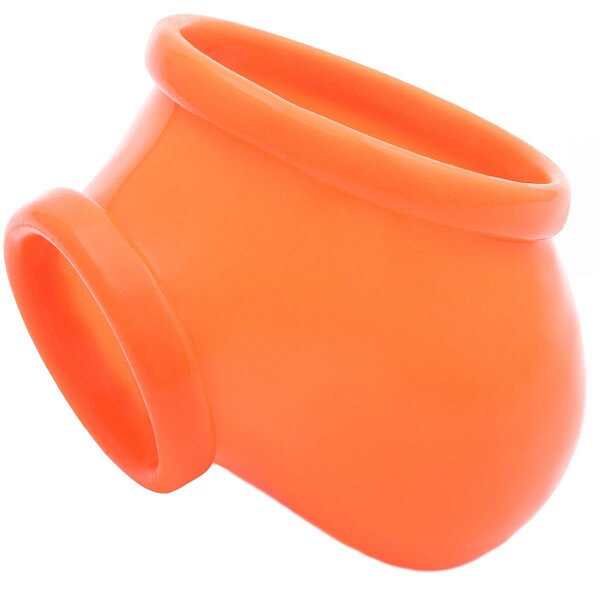 Toylie Latex Penishülle - Ben (ohne Schaft, Öffnung 5,5 cm) - neon orange