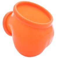 Toylie Latex Penishülle - Ben (ohne Schaft, Öffnung 5,5 cm) - neon orange