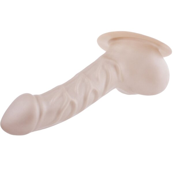 Toylie Latex Penishülle - Franz BP (Schaft 14 cm, Öffnung 5,5 cm) - silber