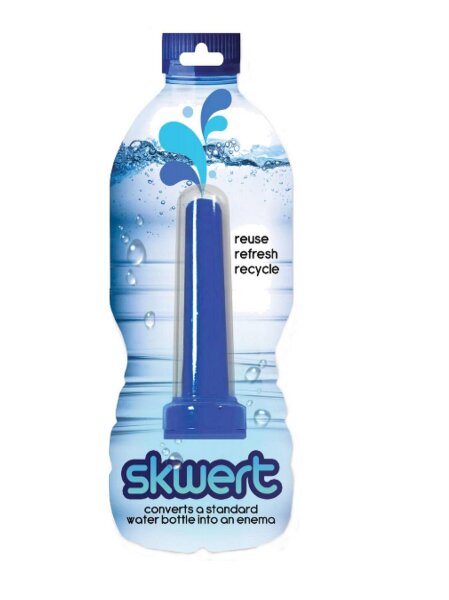 The Skwert Water Bottle Douche Single Blue