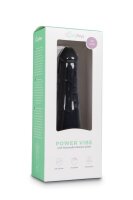 Realistischer schwarzer Vibrator aus Silikon