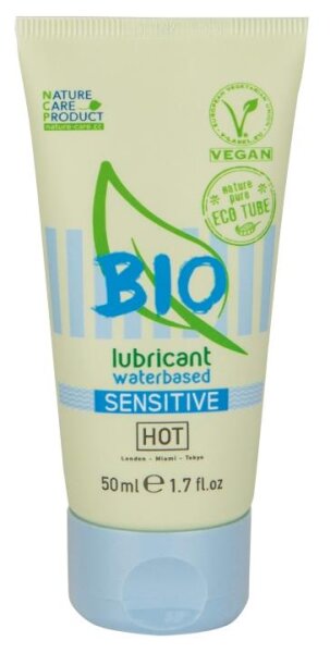 HOT BIO Sensitive wasserbasiertes Gleitgel - 50 ml