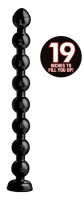 Hosed Beaded Thick Anal Snake 19inch