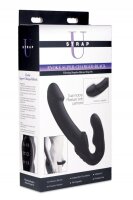 Evoke vibrierender Strap-on ohne Gurte - schwarz