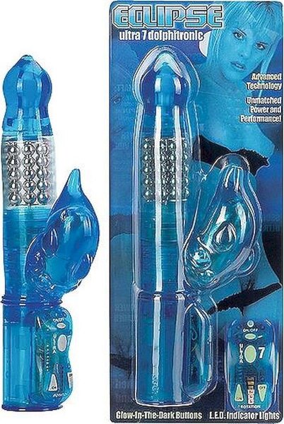 Eclipse Pearl Vibrator blau