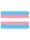 Trans Flag Aufkleber / Sticker 5.0 x 7,6 cm