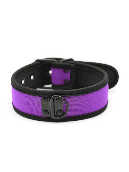 RudeRider Neoprene Puppy Collar Purple