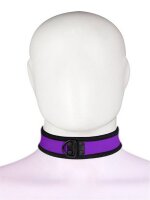 RudeRider Neoprene Puppy Collar Purple