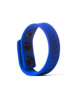 RudeRider Silicone Cock Strap Blue