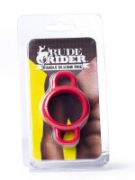 RudeRider Handle Silicone Ring Red