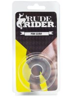RudeRider Fat Stretchy Cock Ring Clear