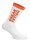 Sneak Freaxx Sneak Fetish Socks White Neon Orange One Size