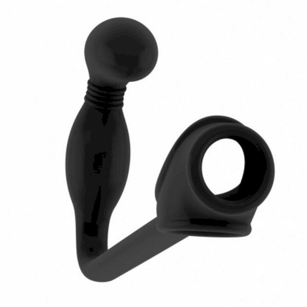 SONO BUTT PLUG WITH COCK RING 2 BLACK